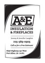 A and E Insulation and Fireplaces - Ad