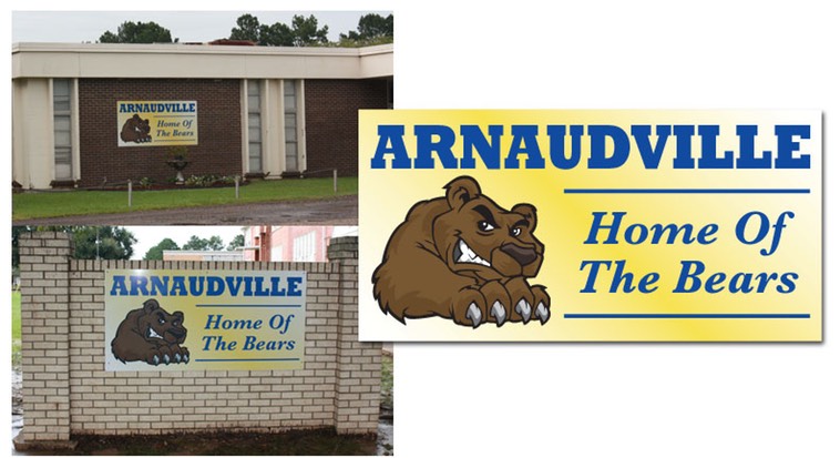ArnaudvilleSchoolSign