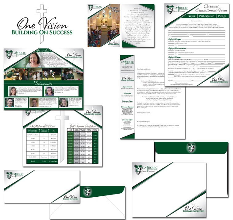 Catholic_Of_Pointe_Coupee_Capital_Campaign_Envelopes_Cards_Flyers_Forms