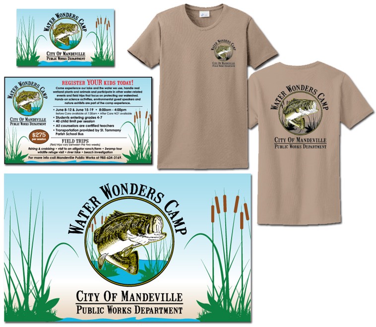 City_of_Mandeville_Camp_Water_Wonders_Banner_Sticker_Newspaper_Ad