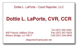 DottieLaPorteBusinessCards