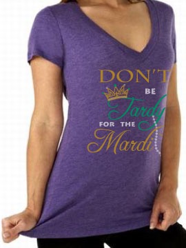 LALadyFanDontBeTardyShirt