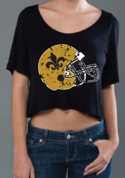 LALadyFanGoldHelmetShirt