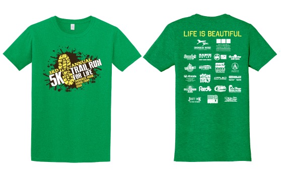 LOPA 5K Trail Run Shirts 2016