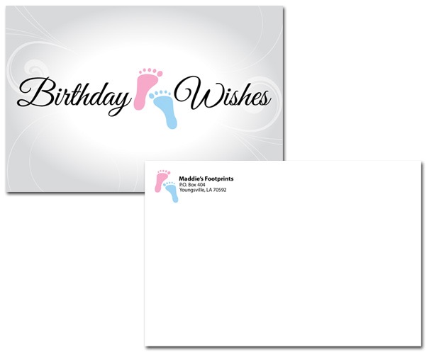 Maddies Footprints - Birthday Cards