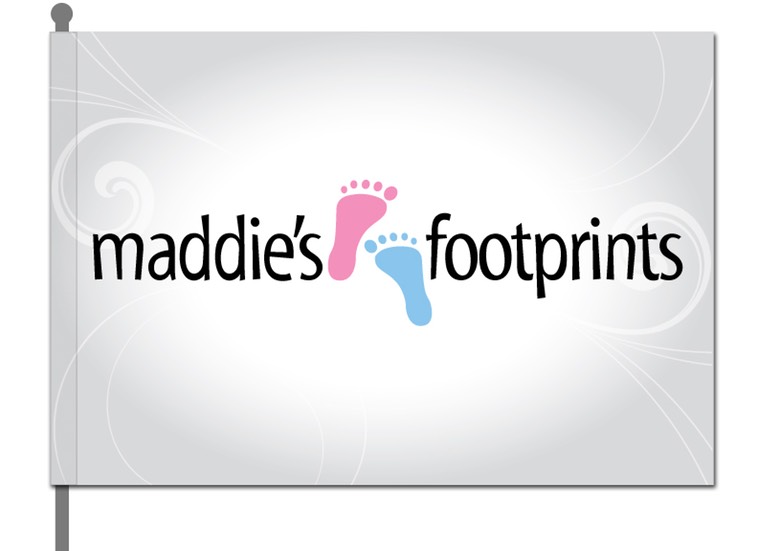 Maddies Footprints - Flag