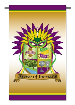 Mystic Krewe of Iberians Flag