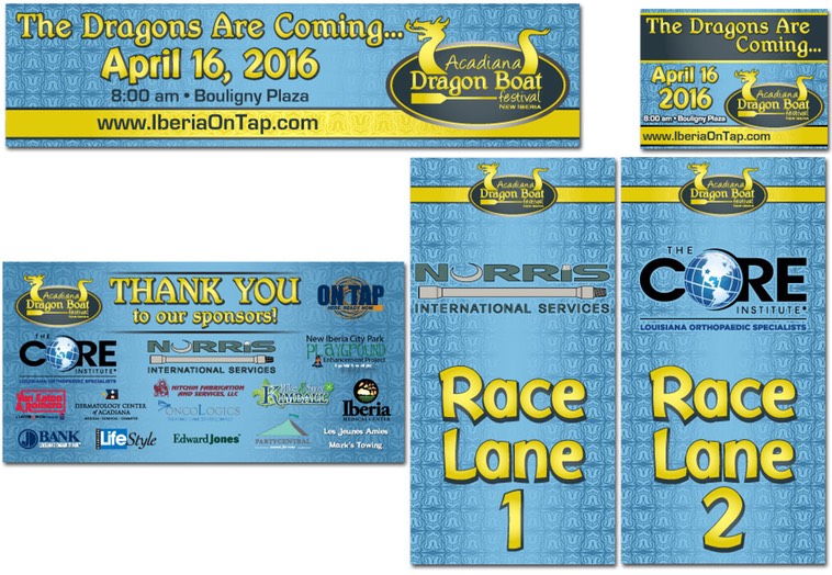 ON TAP Dragon Boat Races 2016 Banners Signs