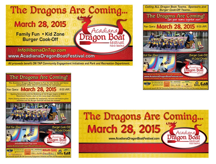 ON TAP Dragon Boat Races Billboard Design FB Cover Photo LifeStyle Ads