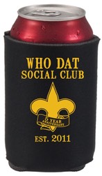 Who Dat Social Club - 5 Year Anniversary Koozies